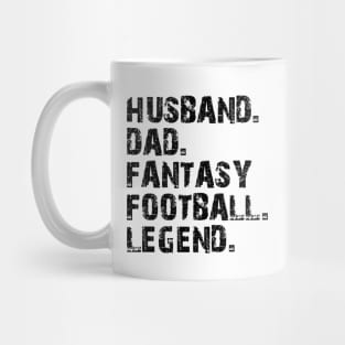 Husband Dad Fantasy Football Legend Mug